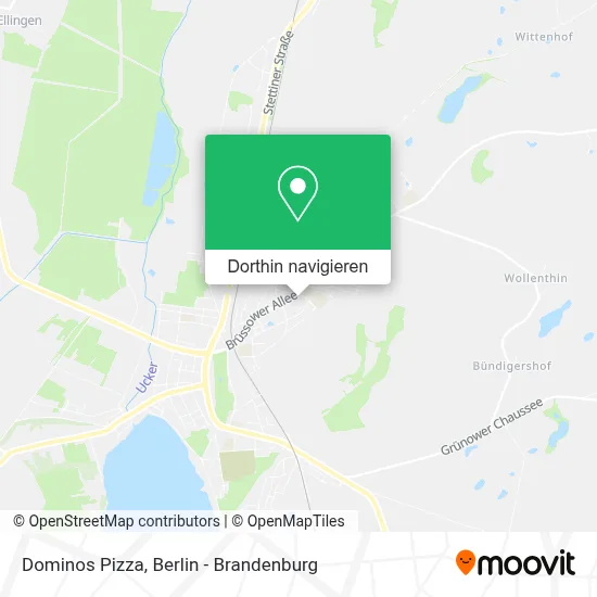 Dominos Pizza Karte