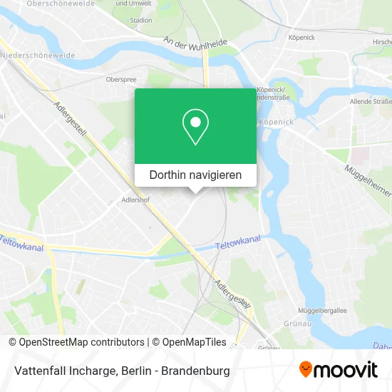 Vattenfall Incharge Karte