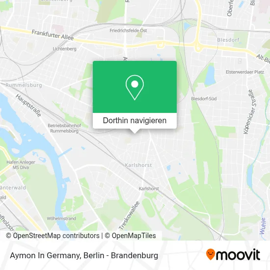Aymon In Germany Karte
