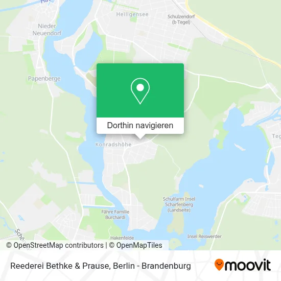Reederei Bethke & Prause Karte