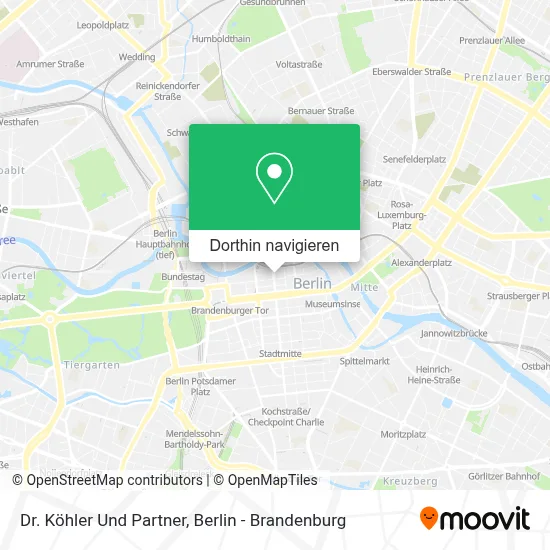 Dr. Köhler Und Partner Karte