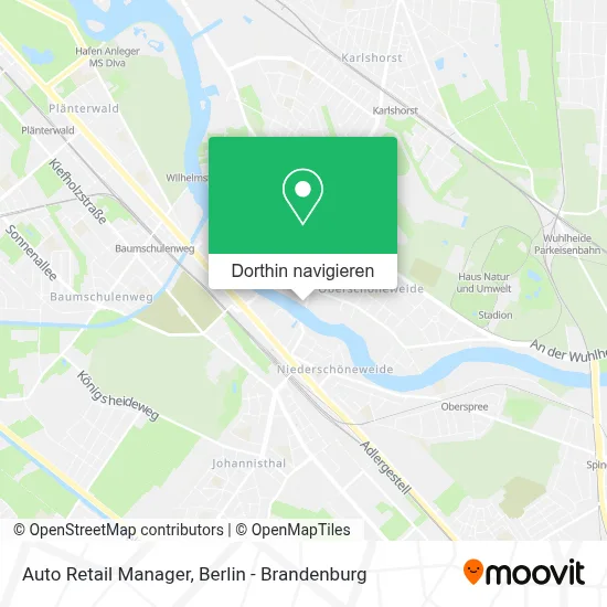 Auto Retail Manager Karte