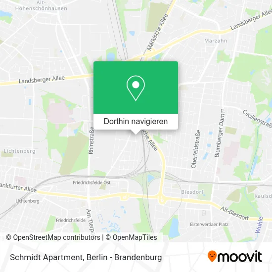 Schmidt Apartment Karte