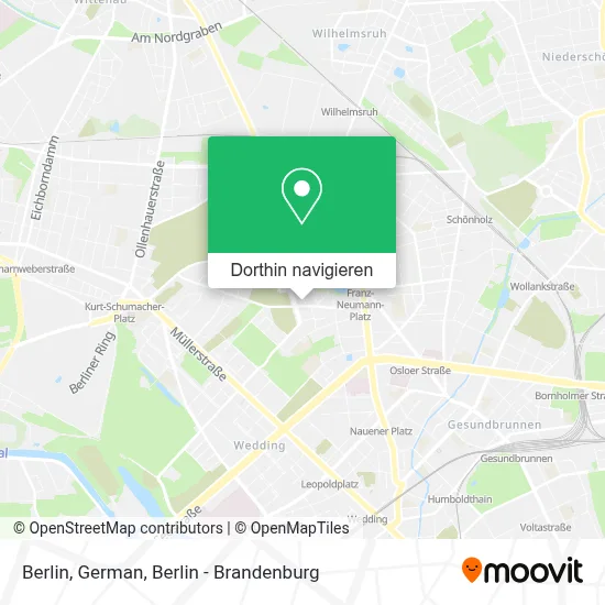 Berlin, German Karte