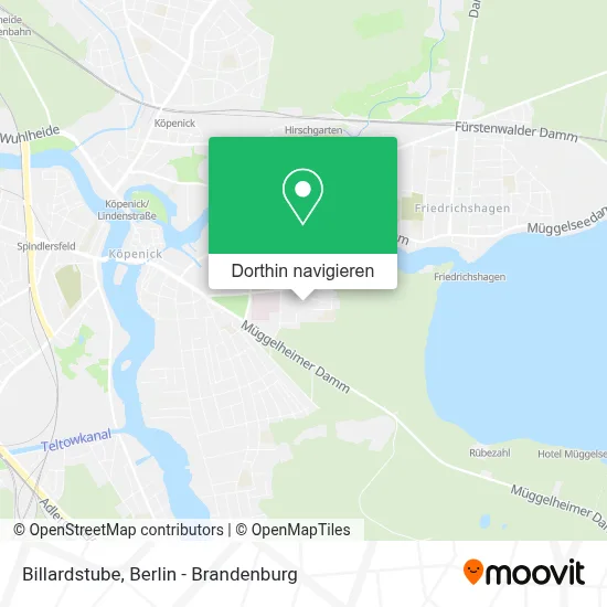 Billardstube Karte