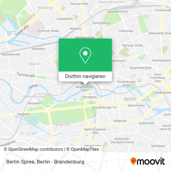 Berlin Spree Karte