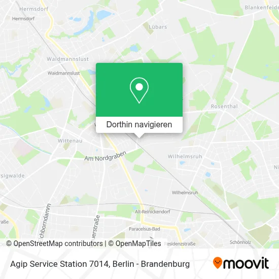 Agip Service Station 7014 Karte