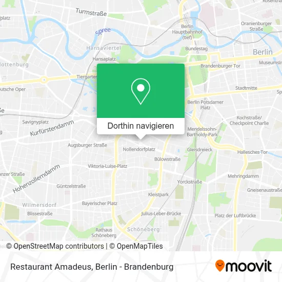 Restaurant Amadeus Karte
