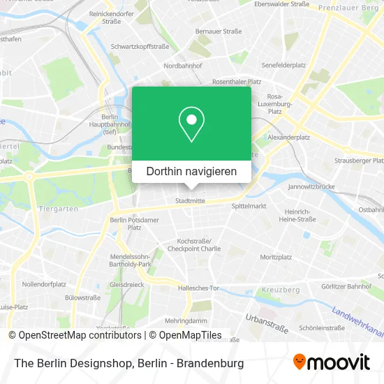 The Berlin Designshop Karte