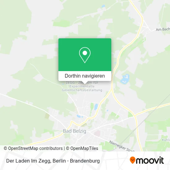 Der Laden Im Zegg Karte