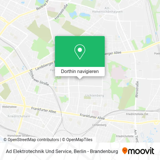 Ad Elektrotechnik Und Service Karte