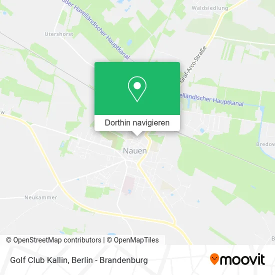 Golf Club Kallin Karte