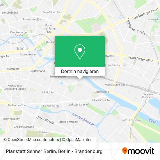 Planstatt Senner Berlin Karte