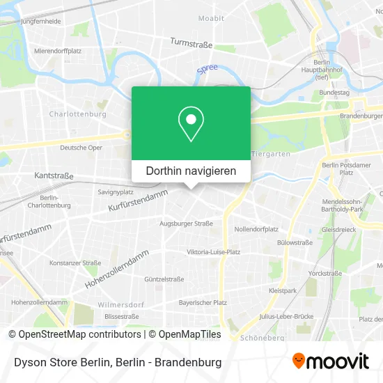 Dyson Store Berlin Karte
