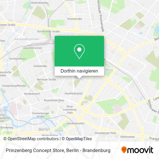 Prinzenberg Concept Store Karte