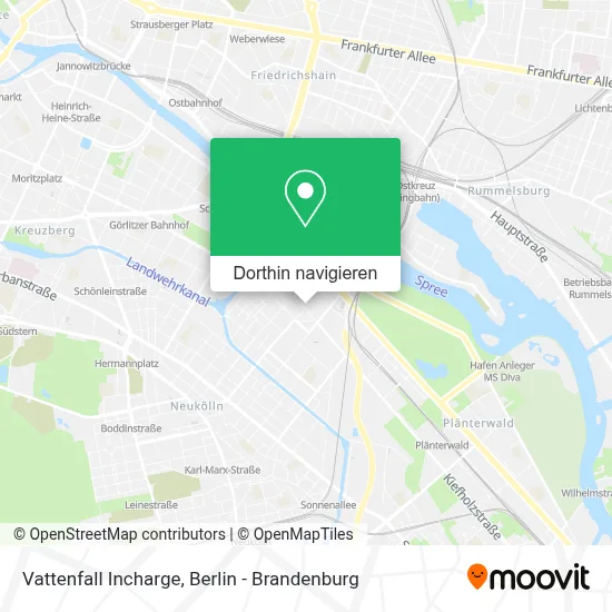 Vattenfall Incharge Karte