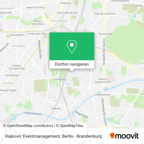 Rajkovic Eventmanagement Karte