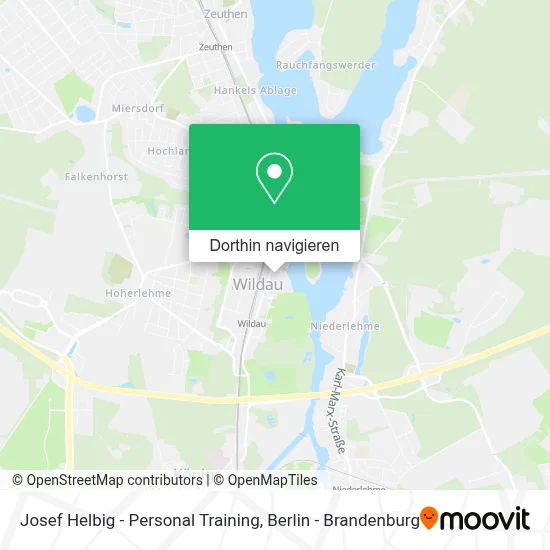 Josef Helbig - Personal Training Karte