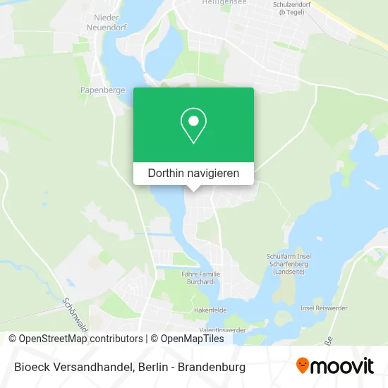 Bioeck Versandhandel Karte