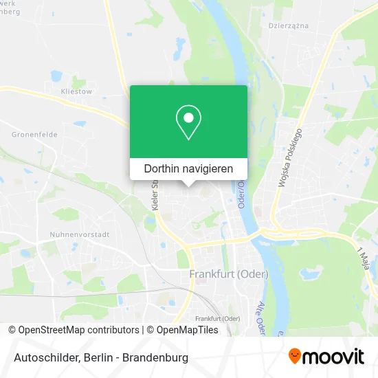 Autoschilder Karte