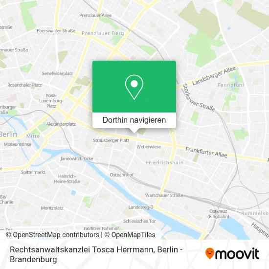 Rechtsanwaltskanzlei Tosca Herrmann Karte