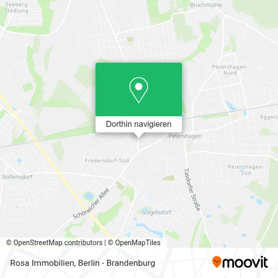 Rosa Immobilien Karte