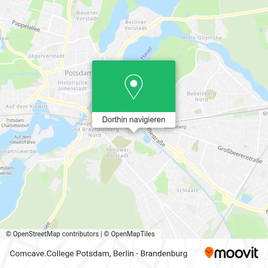 Comcave.College Potsdam Karte
