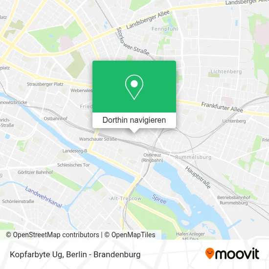 Kopfarbyte Ug Karte