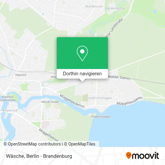 Wäsche Karte