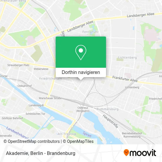 Akademie Karte