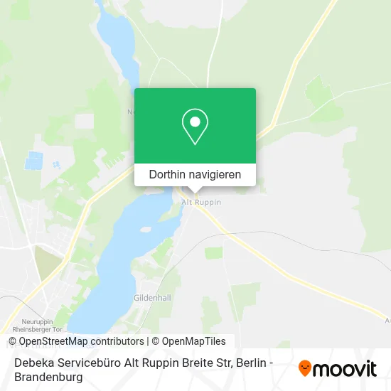 Debeka Servicebüro Alt Ruppin Breite Str Karte