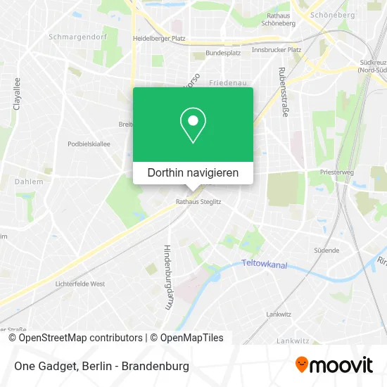 One Gadget Karte
