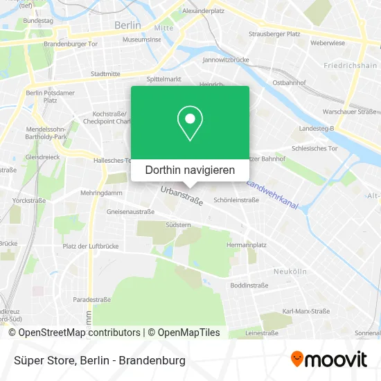 Süper Store Karte
