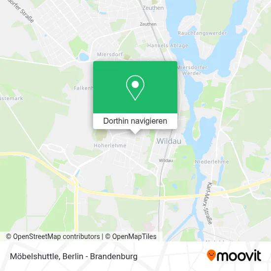 Möbelshuttle Karte