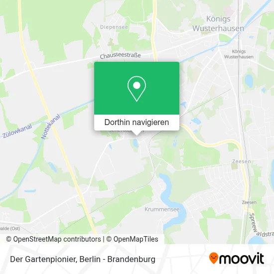 Der Gartenpionier Karte