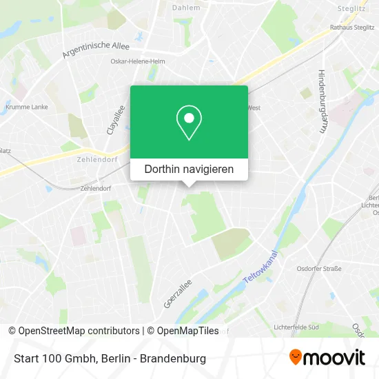Start 100 Gmbh Karte