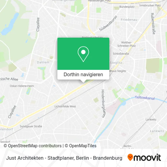 Just Architekten - Stadtplaner Karte