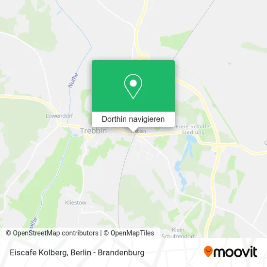 Eiscafe Kolberg Karte