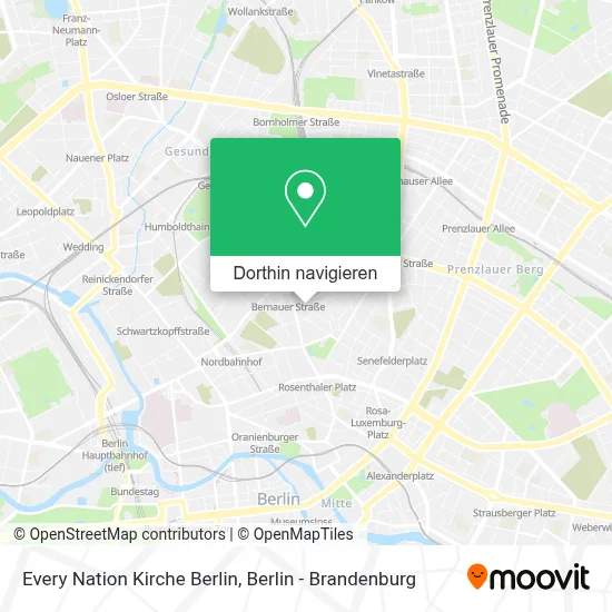 Every Nation Kirche Berlin Karte