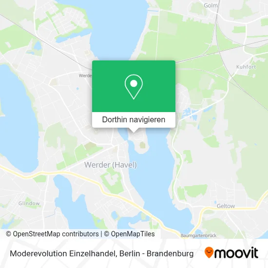 Moderevolution Einzelhandel Karte