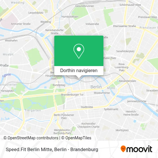 Speed.Fit Berlin Mitte Karte