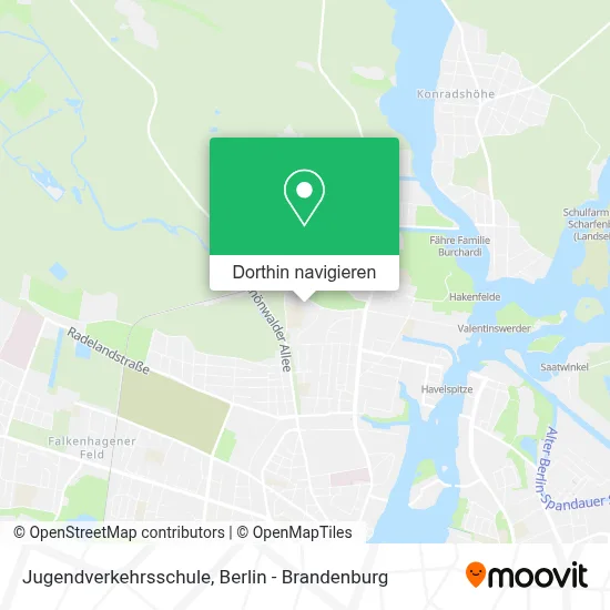 Jugendverkehrsschule Karte