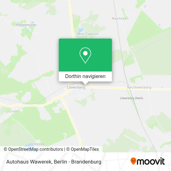 Autohaus Wawerek Karte