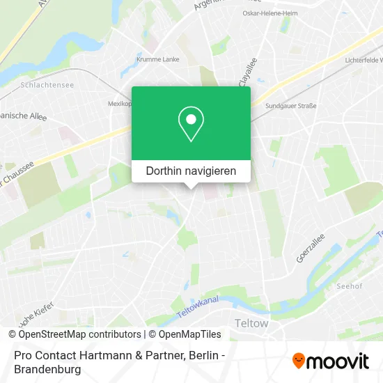 Pro Contact Hartmann & Partner Karte