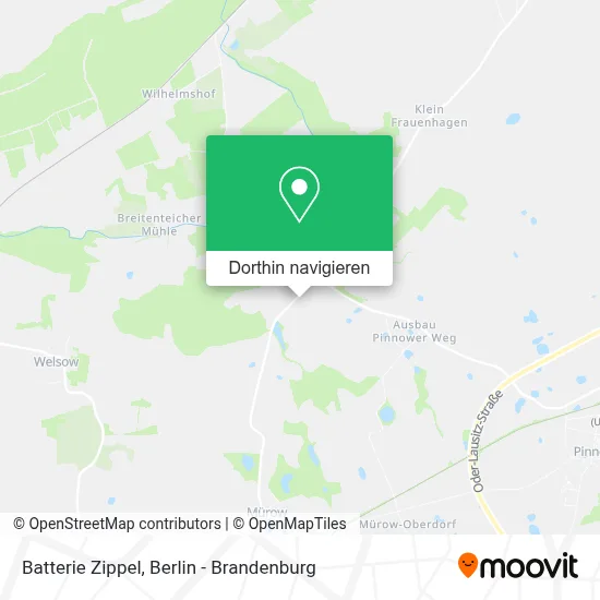 Batterie Zippel Karte