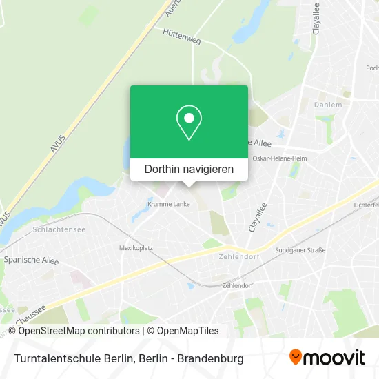 Turntalentschule Berlin Karte