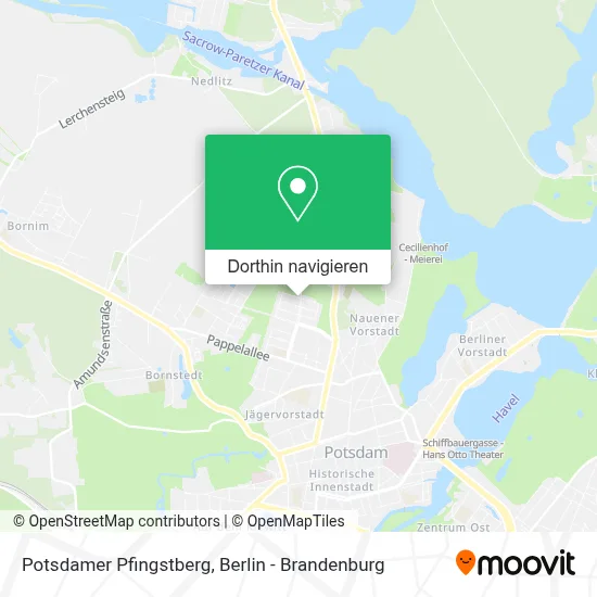 Potsdamer Pfingstberg Karte