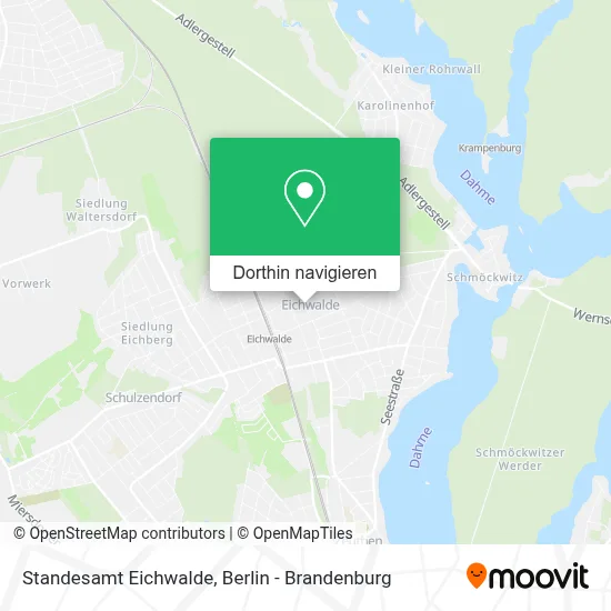 Standesamt Eichwalde Karte