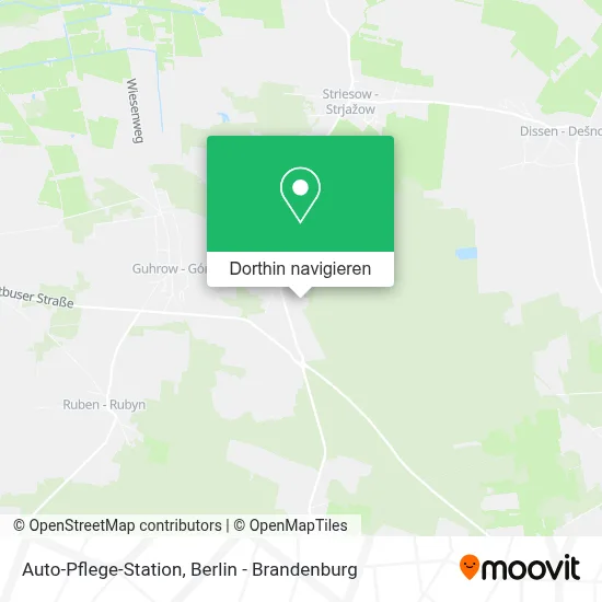 Auto-Pflege-Station Karte