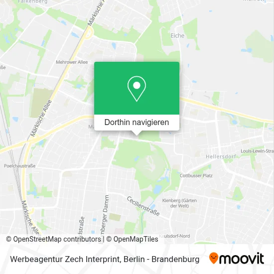 Werbeagentur Zech Interprint Karte